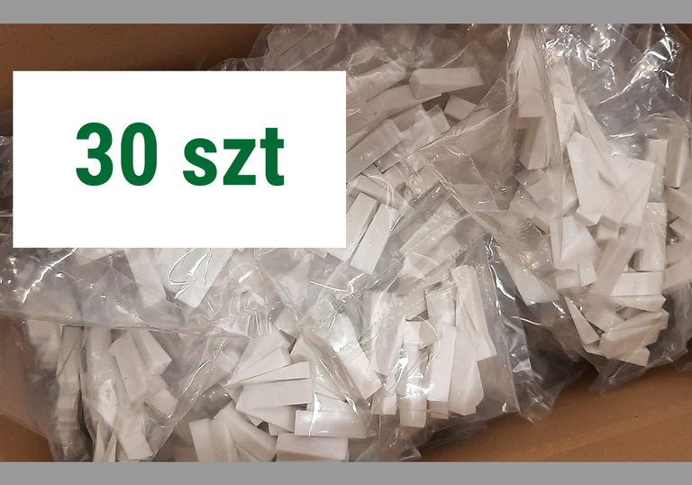 Kliny do płytek PPT duże 30 szt - 6mm, (1) - Kliny