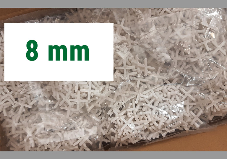 Krzyżyki dystansowe PPT 8 mm 30 szt, (1) - Krzyżyki dystansowe standard