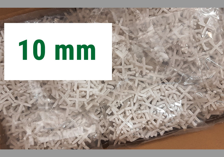 Krzyżyki dystansowe PPT 10 mm 30 szt, (1) - Krzyżyki dystansowe standard